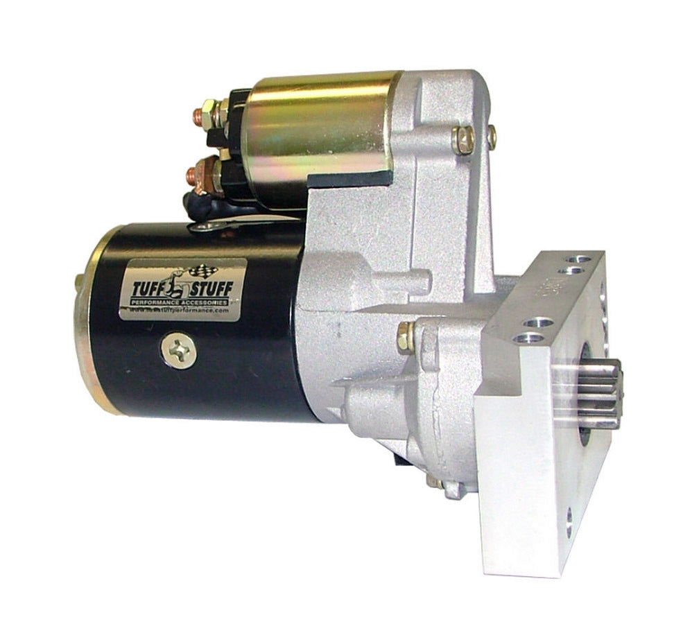 Tuff-Stuff Starter - Mini Starter - Gear Reduction - Adjustable Mounting Block - Hardware / Shims Included - Black -