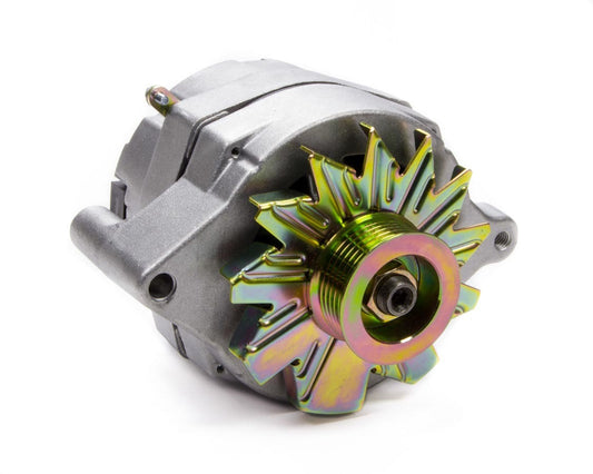 Tuff-Stuff Alternator - Factory Cast PLUS - 140 amps - 12V - 1-Wire - 6-Rib Serpentine Pulley - Aluminum Case -