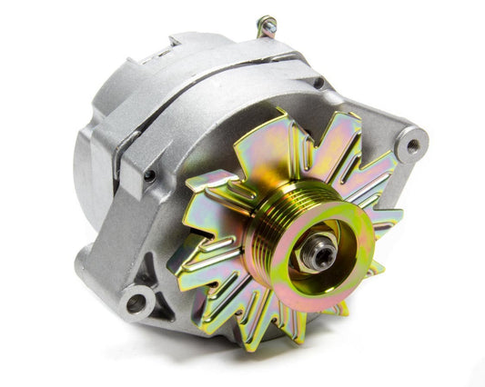 Tuff-Stuff Alternator - 100 amps - Factory Cast PLUS - 12V - 1-Wire - 6-Rib Serpentine Pulley - Aluminum Case -