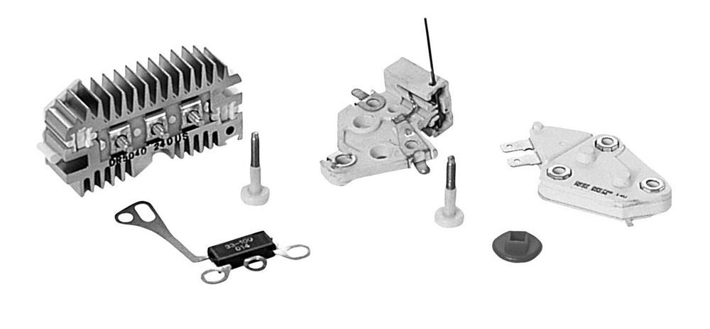 Tuff-Stuff Alternator Rebuild Kit - Complete - Bearings Included - GM 10SE - OE Wiring - Kit