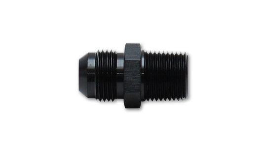 Vibrant Performance Fitting - Adapter - Straight - 8 AN Male to 3/4 in NPT Male - Aluminum - Black Anodized - Each