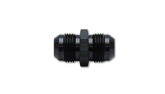 Vibrant Performance Fitting - Adapter - Straight - 20 AN Male to 20 AN Male - Aluminum - Black Anodized - Each