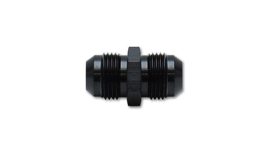 Vibrant Performance Fitting - Adapter - Straight - 20 AN Male to 20 AN Male - Aluminum - Black Anodized - Each