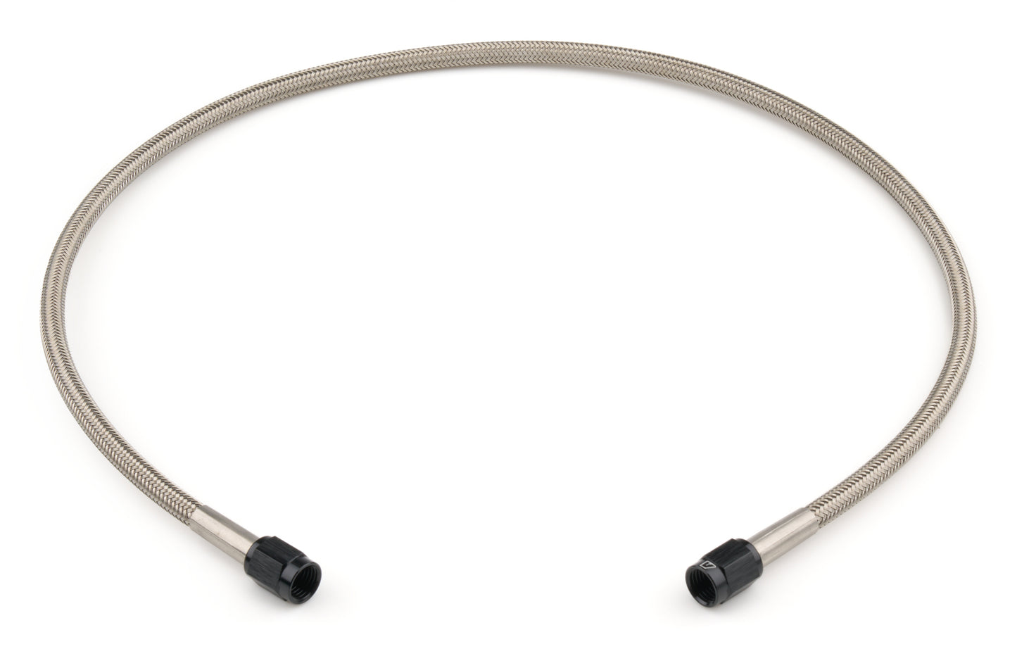 Vibrant Performance AN Hose Assembly - 24 in Long - 3 AN Hose - 3 AN Straight Female to 3 AN Straight Female - Braided
