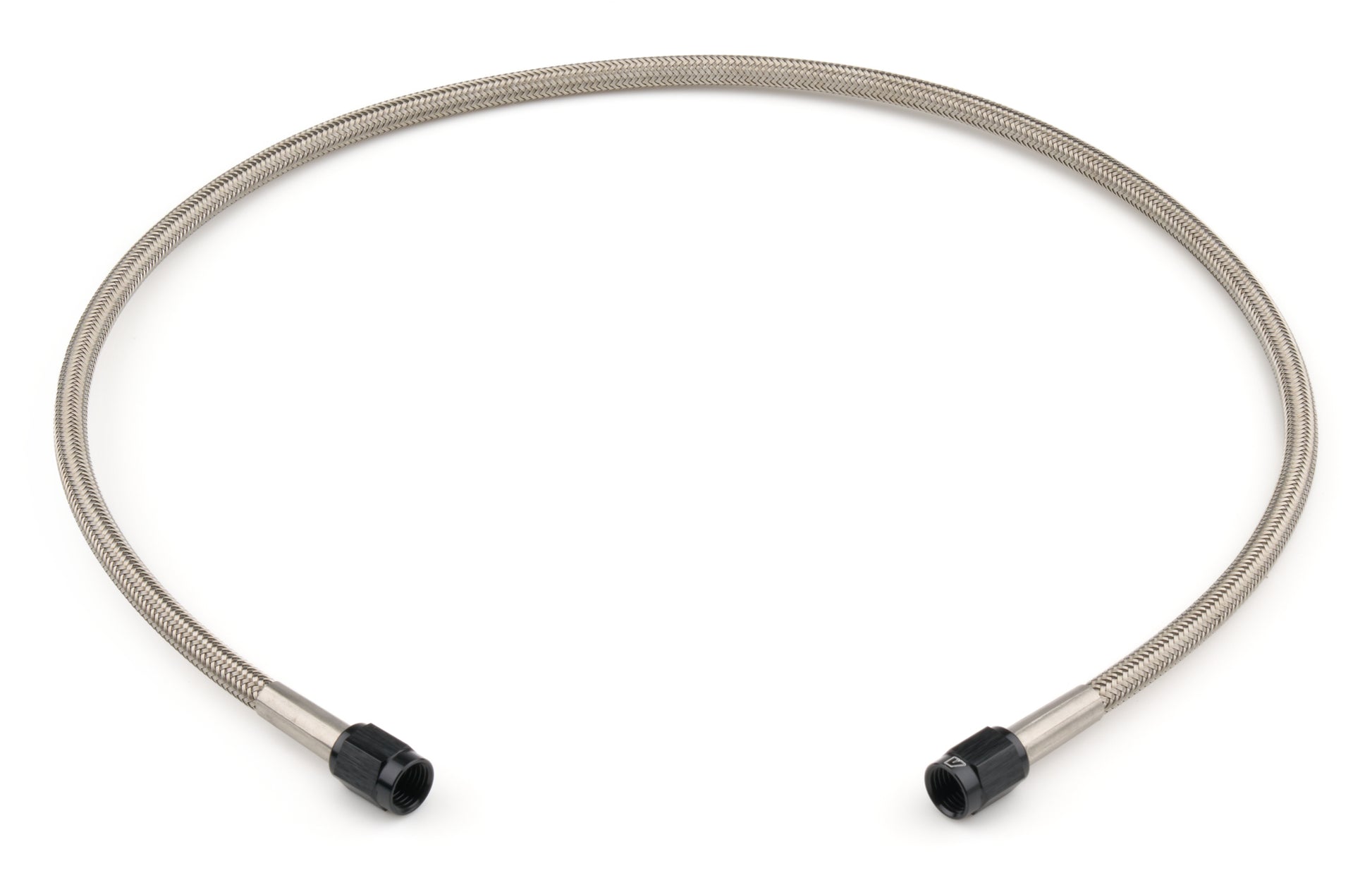 Vibrant Performance AN Hose Assembly - 24 in Long - 3 AN Hose - 3 AN Straight Female to 3 AN Straight Female - Braided