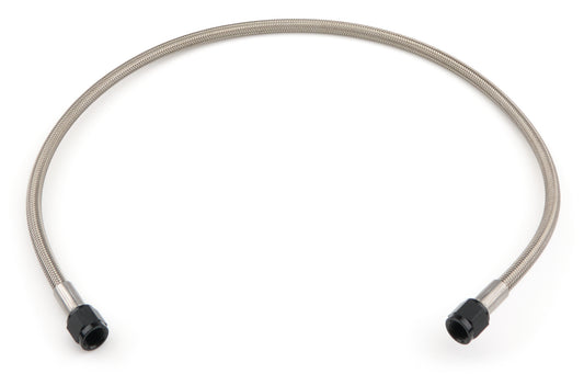 Vibrant Performance AN Hose Assembly - 24 in Long - 4 AN Hose - 4 AN Straight Female to 4 AN Straight Female - Braided