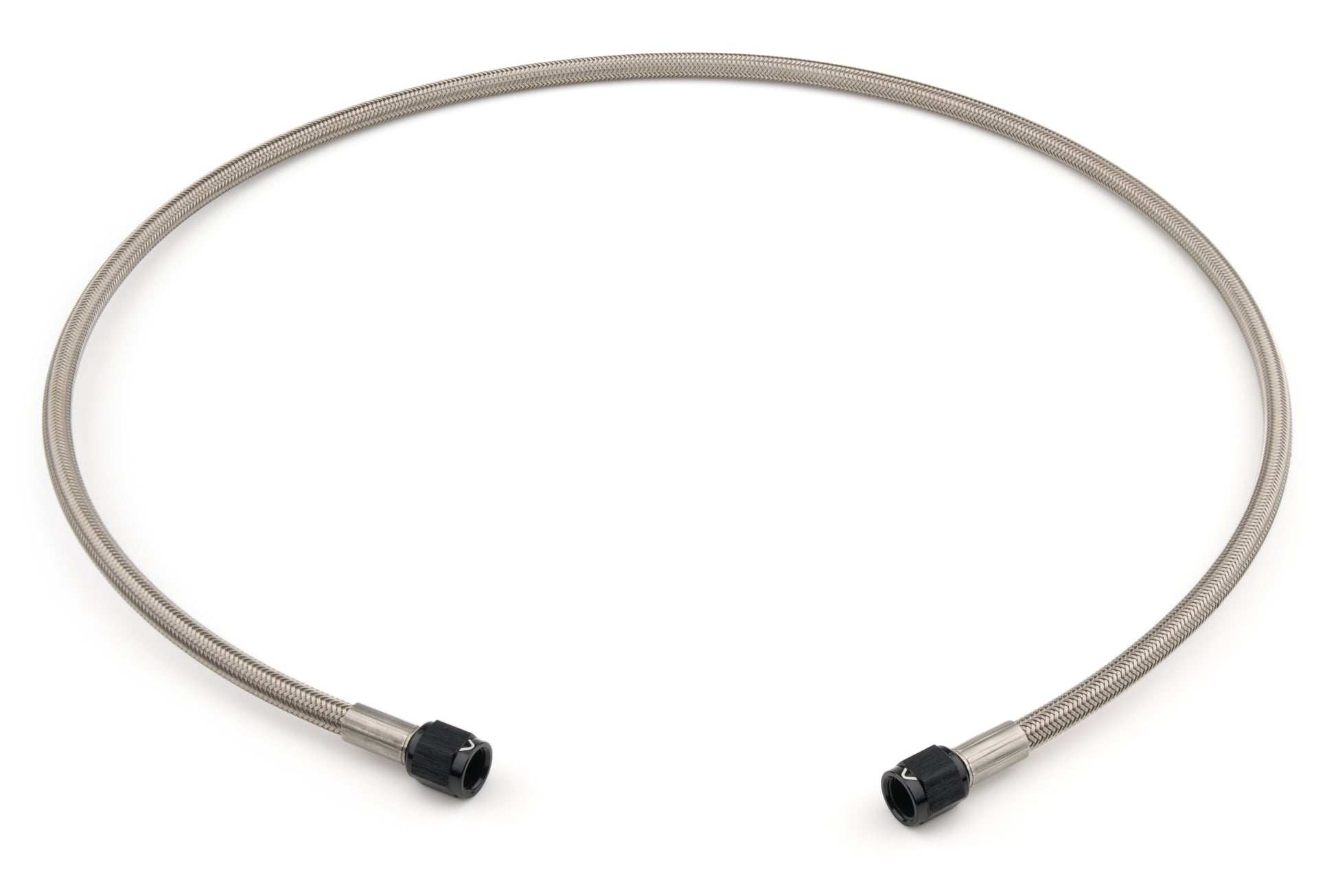 Vibrant Performance AN Hose Assembly - 36 in Long - 4 AN Hose - 4 AN Straight Female to 4 AN Straight Female - Braided