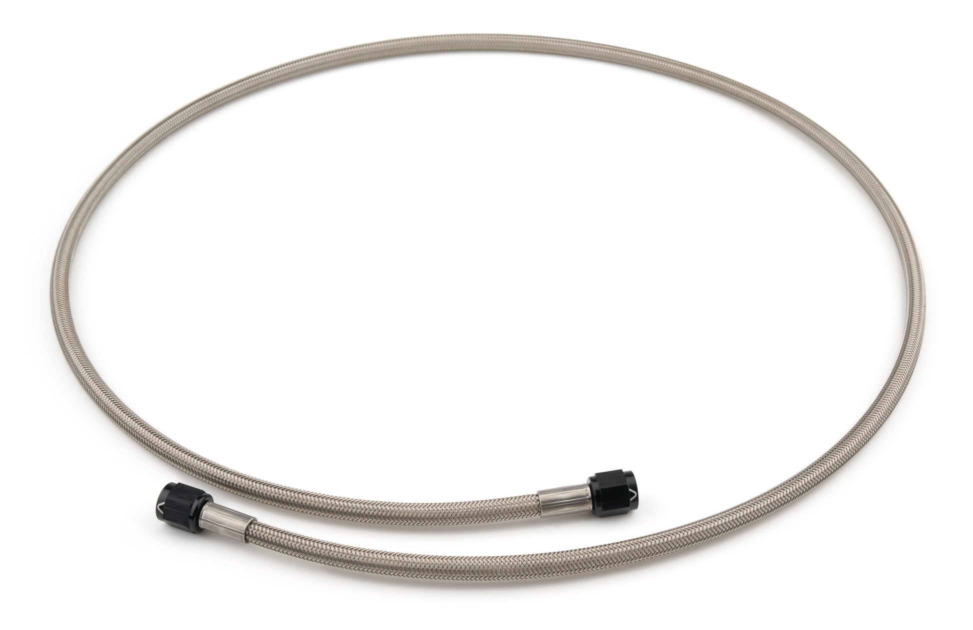 Vibrant Performance AN Hose Assembly - 48 in Long - 4 AN Hose - 4 AN Straight Female to 4 AN Straight Female - Braided