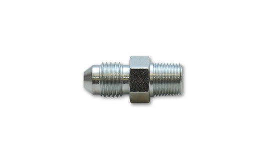 Vibrant Performance Fitting - Adapter - Straight - 4 AN Male to 1/8 in NPT Male - Steel - Nickel Plated - Each
