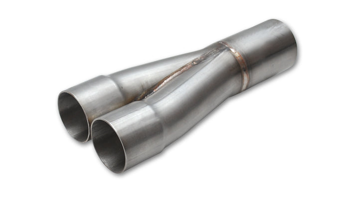 Vibrant Performance Collector - Slip-On - Merge Collector - 2 into 1 - 2 in Primary Tubes - 2.5 in Outlet - Stainless