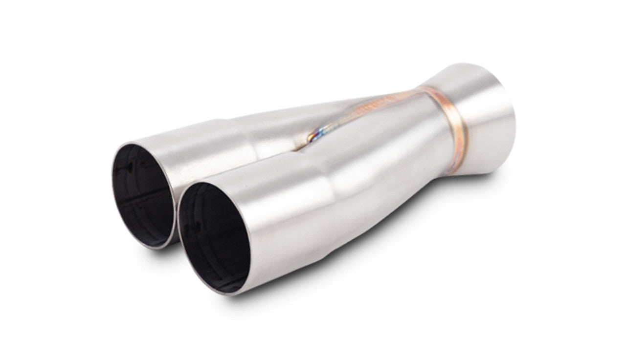 Vibrant Performance Collector - Slip-On - Merge Collector - 2 into 1 - 1.875 in Primary Tubes - 2.5 in Outlet -
