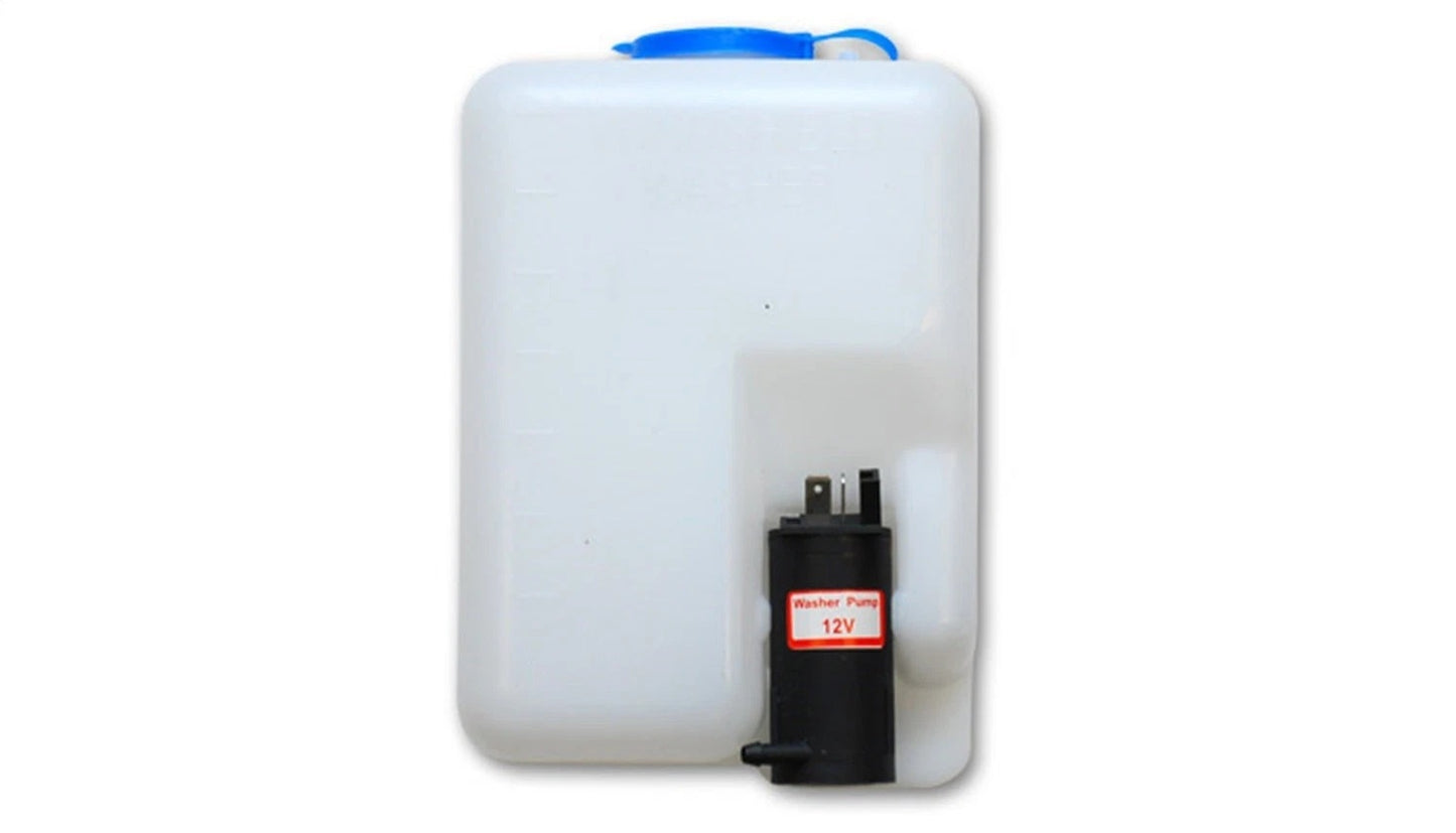 Vibrant Performance Washer Fluid Bottle - 7-7/8 in H x 5-1/4 in W x 4-1/4 in D - 1.2 L Capacity - 12V Electric Pump