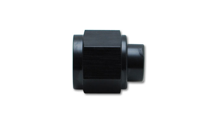 Vibrant Performance Fitting - Cap - 4 AN - Aluminum - Black Anodized - Each