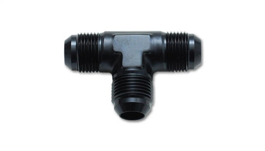 Vibrant Performance Fitting - Adapter Tee - 10 AN Male x 10 AN Male x 10 AN Male - Aluminum - Black Anodized - Each
