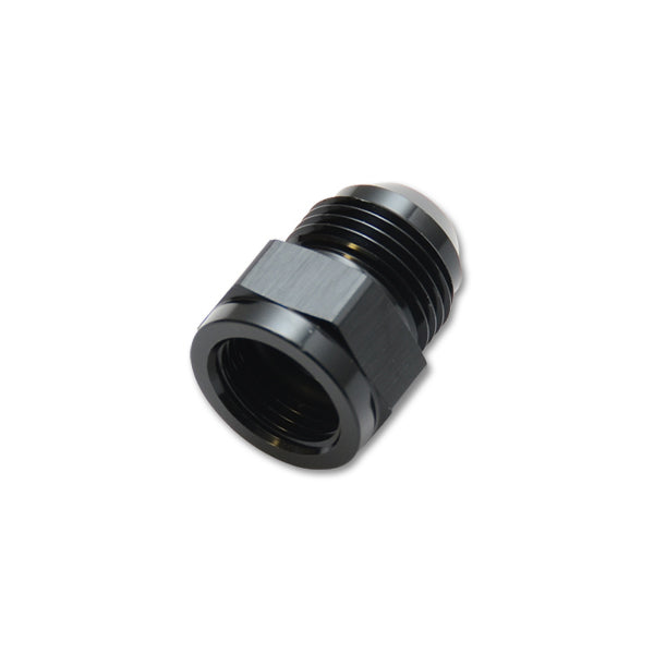 Vibrant Performance Fitting - Adapter - Straight - 3 AN Female to 4 AN Male - Aluminum - Black Anodized - Each