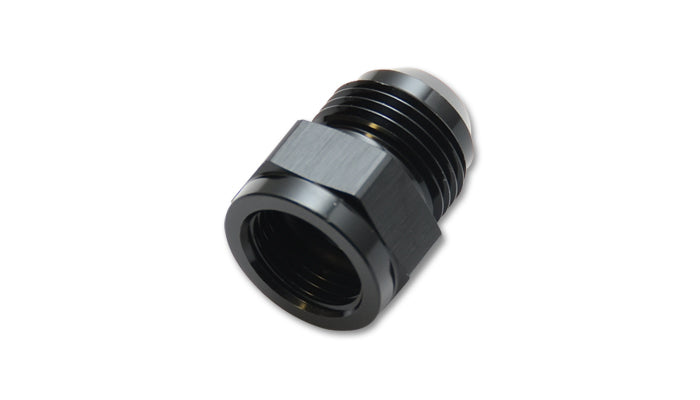 Vibrant Performance Fitting - Adapter - Straight - 8 AN Female to 10 AN Male - Aluminum - Black Anodized - Each