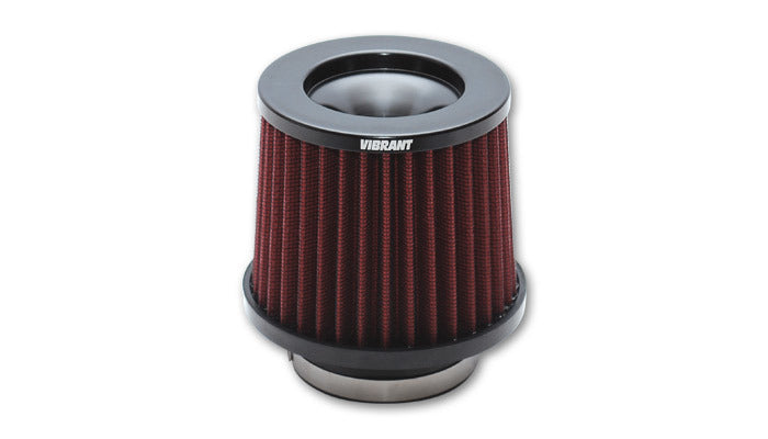 Vibrant Performance Air Filter Element - Classic - Clamp-On - Conical - 6 in Base Diameter - 5 in Top Diameter - 6.5
