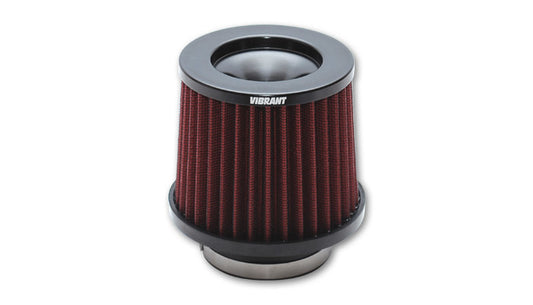Vibrant Performance Air Filter Element - Classic - Clamp-On - Conical - 6 in Base Diameter - 5 in Top Diameter - 6.5