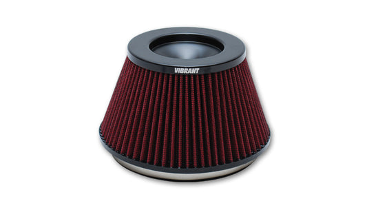 Vibrant Performance Air Filter Element - Classic - Clamp-On - Conical - 6.5 in Base - 5 in Top Diameter - 4.25 in Tall