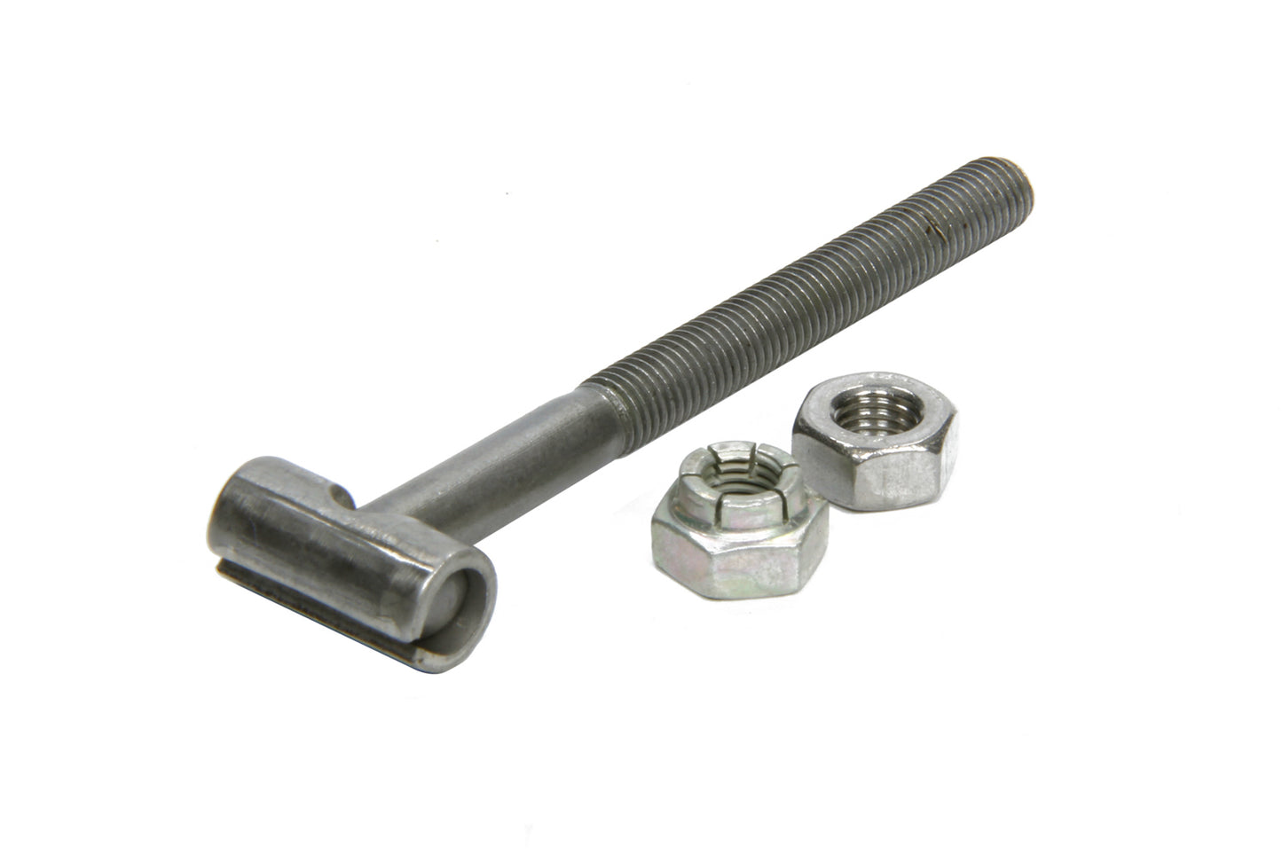 Vibrant Performance V-Band T-Bolt - 1/4-28 in Thread - 3 in Long - Bolt / Locknut / Mockup Nut - Stainless / Steel -
