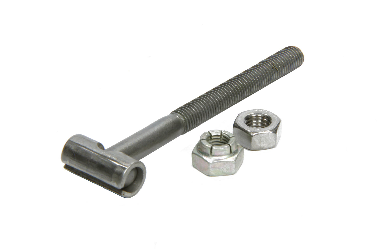 Vibrant Performance V-Band T-Bolt - 1/4-28 in Thread - 3 in Long - Bolt / Locknut / Mockup Nut - Stainless / Steel -