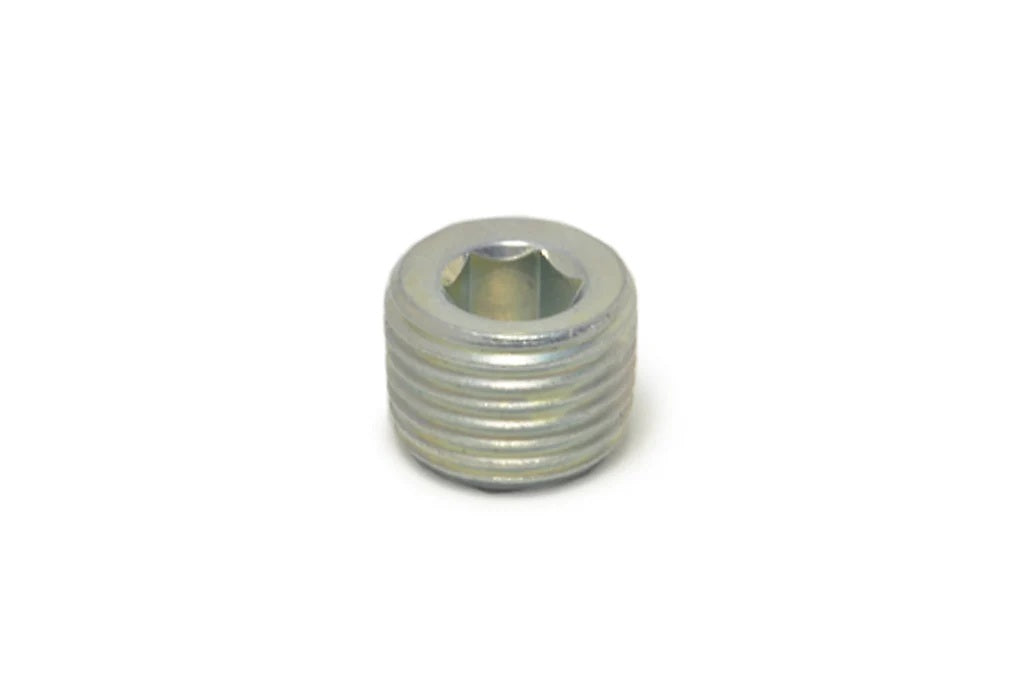 Vibrant Performance Fitting - EGT Sensor Plug - 1/8 in NPT - Hex Head - Steel - Zinc Oxide - Each