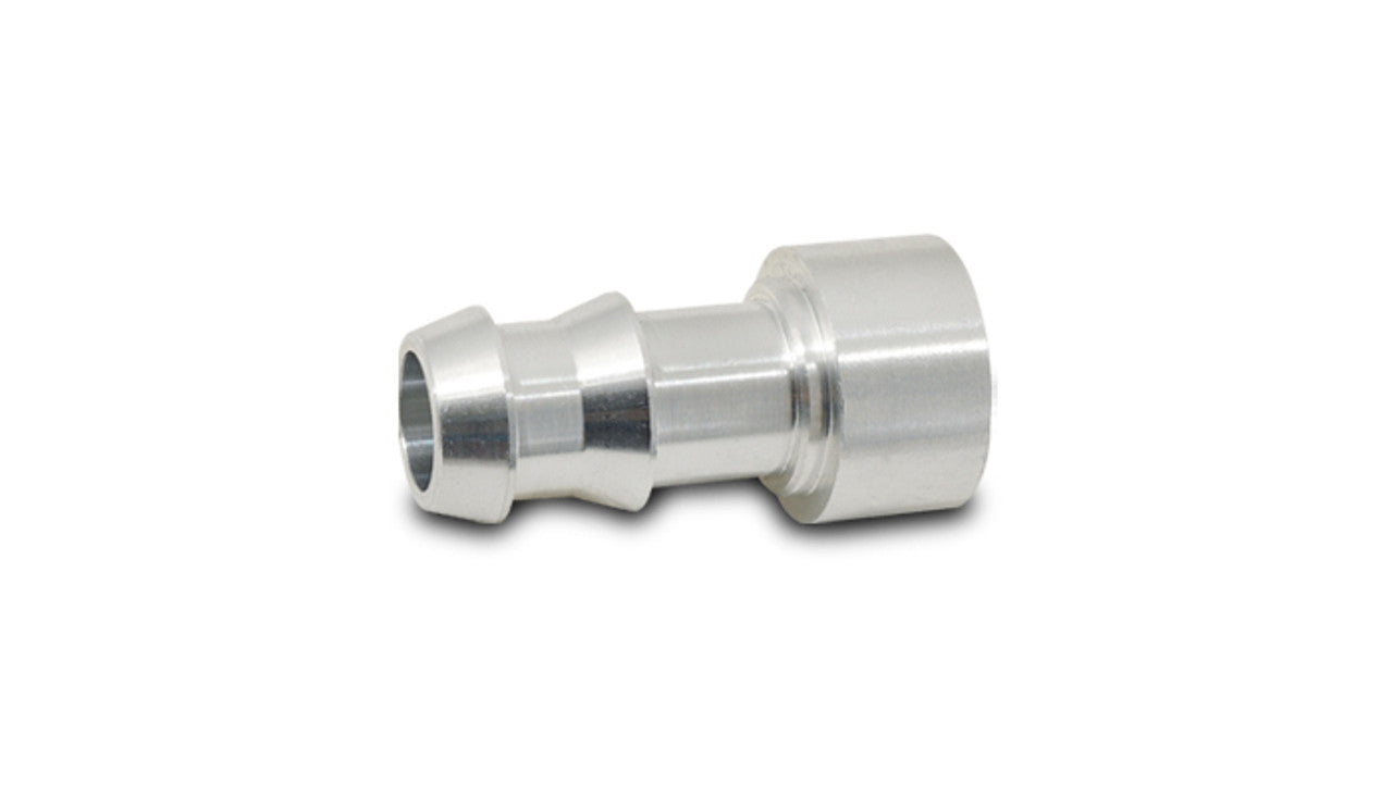 Vibrant Performance Bung - 1/4 in ID Hose Barb - Weld-On - Aluminum - Natural - Each