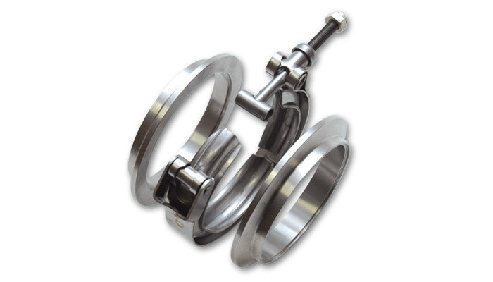 Vibrant Performance V-Band Clamp Assembly - 3 in OD Tubing - O-Ringed - Aluminum - Natural - Each