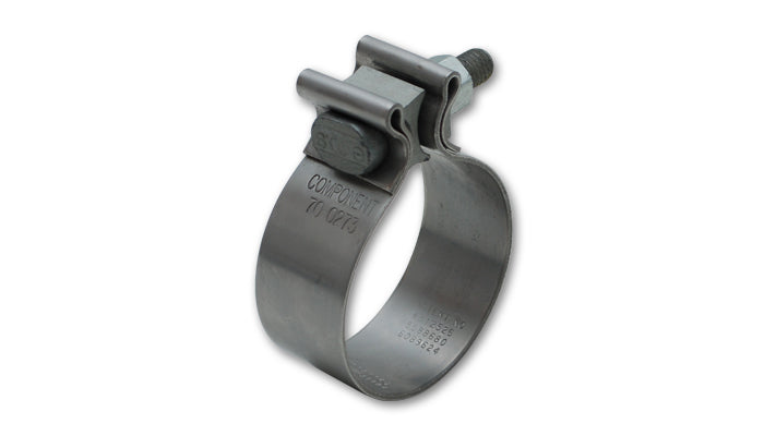 Vibrant Performance Exhaust Clamp - AccuSeal - Band Clamp - 3 in Diameter - 1 in Wide Band - Stainless - Natural - Each