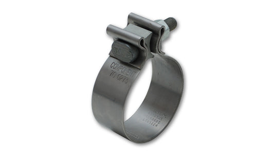 Vibrant Performance Exhaust Clamp - AccuSeal - Band Clamp - 3 in Diameter - 1 in Wide Band - Stainless - Natural - Each