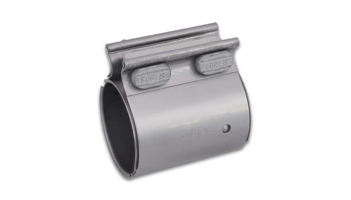 Vibrant Performance Exhaust Clamp - TC Series - Band Clamp - 3 in Diameter - 3 in Wide Band - Stainless - Natural - Each