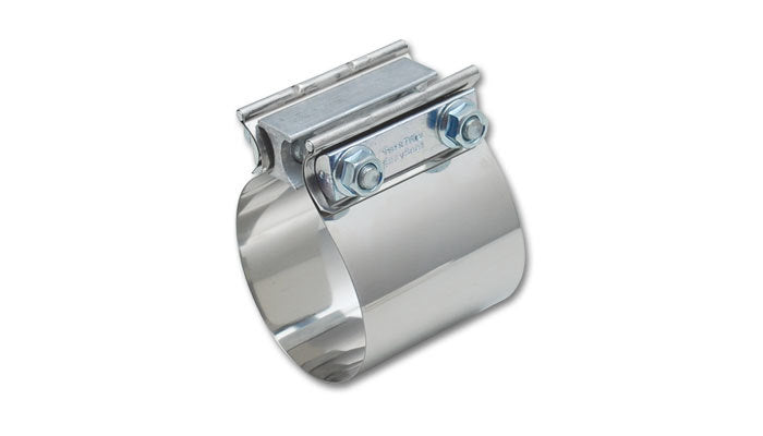 Vibrant Performance Exhaust Clamp - Easy Seal - Sleeve - 3.5 in Butt Joint - Stainless - Polished - Each