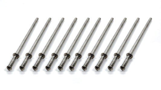 Vibrant Performance Exhaust Hanger Rods - 0.375 in Diameter - 9 in Long - Stainless - Set of 10