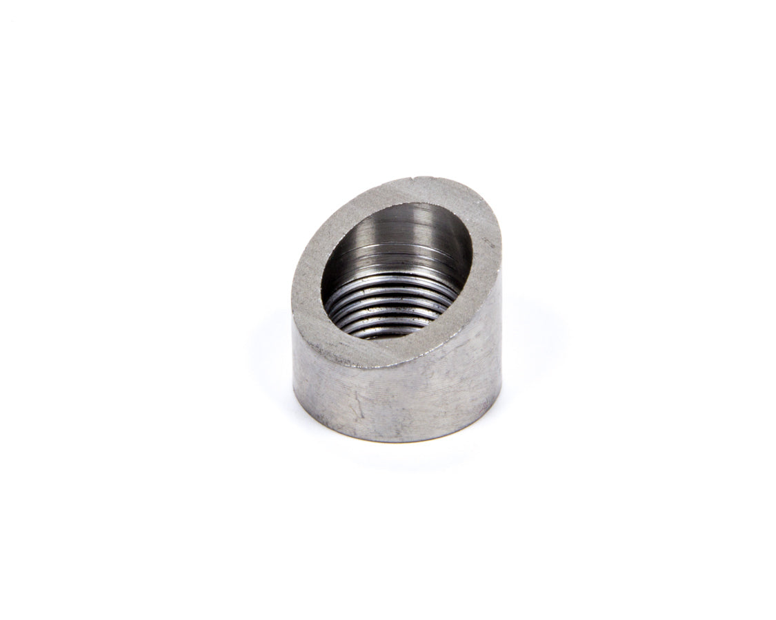Vibrant Performance Oxygen Sensor Bung - Weld-On - 30 Degree Angle - 18 mm x 1.50 Female Thread - Stainless - Natural