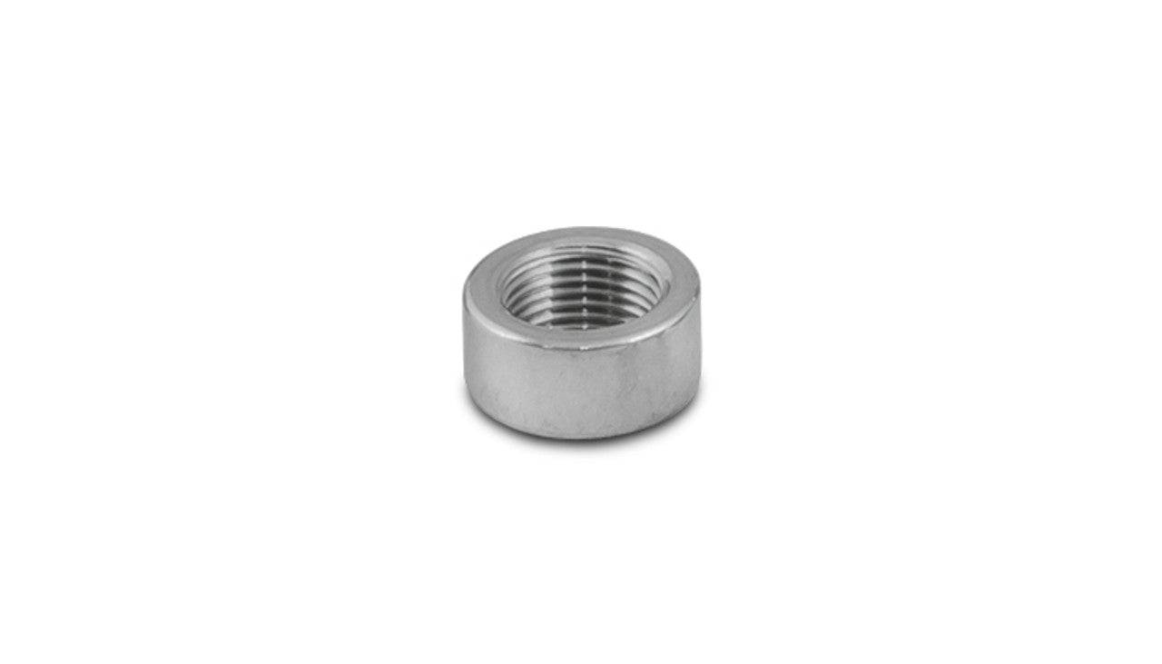 Vibrant Performance Oxygen Sensor Bung - Weld-On - 18 mm x 1.50 Female Thread - Stainless - Natural - Set of 5