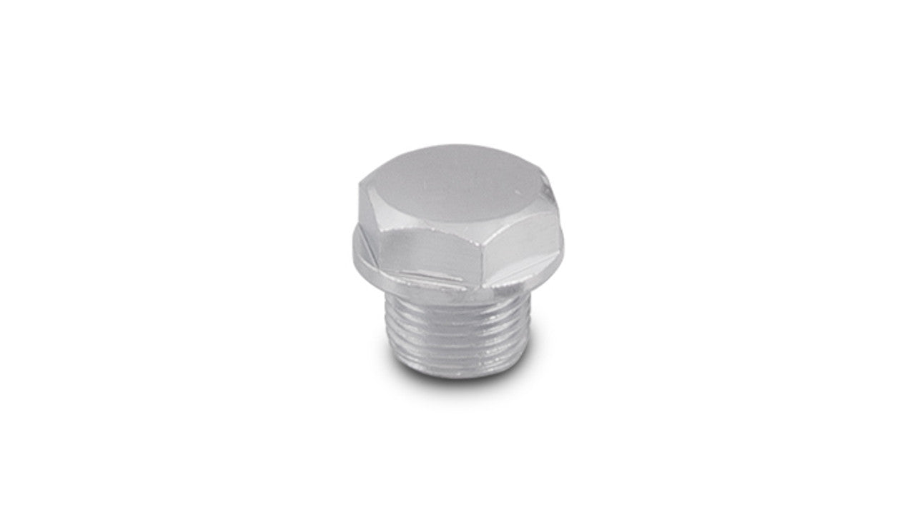 Vibrant Performance Oxygen Sensor Plug - 18 mm x 1.50 Male Thread - Hex Head - Steel - Zinc Oxide - Set of 5