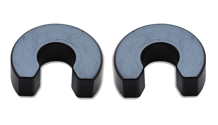 Vibrant Performance Exhaust Hanger Rod Clip - Delrin - Black - 0.500 in Diameter Exhaust Hanger Rods - Pair