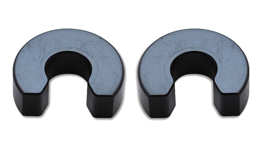 Vibrant Performance Exhaust Hanger Rod Clip - Delrin - Black - 0.500 in Diameter Exhaust Hanger Rods - Pair