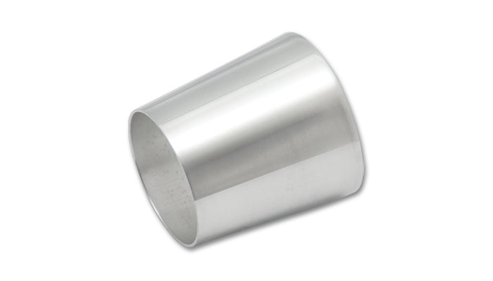 Vibrant Performance Tubing Coupler - Straight - 2 in to 2-1/2 in ID - 3 in Long - Aluminum - Natural - Each