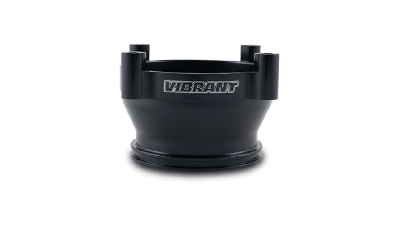 Vibrant Performance Throttle Body Adapter - 82 mm Throttle Body - 3 in Clamp - O-Ring / Hardware Included - Aluminum -