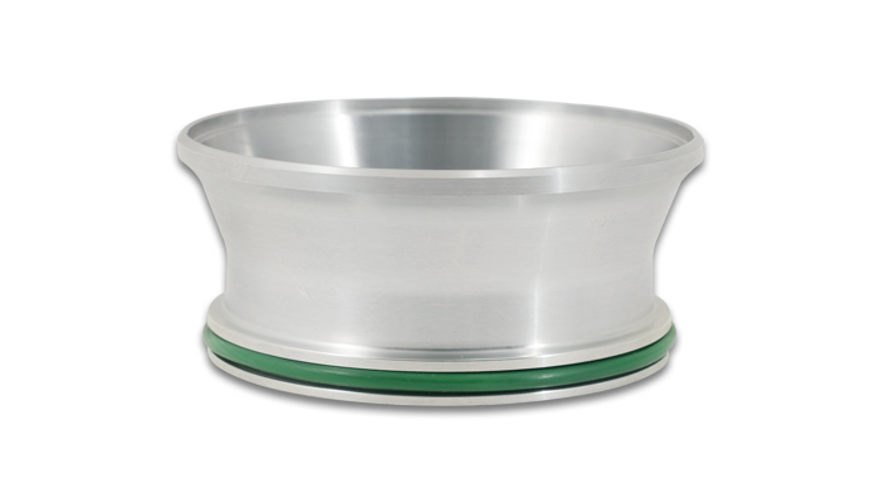 Vibrant Performance VanJen Clamp Ferrule - 3 in OD Tubing to 2.5 in Clamp - O-Ring Included - Aluminum - Natural - Each