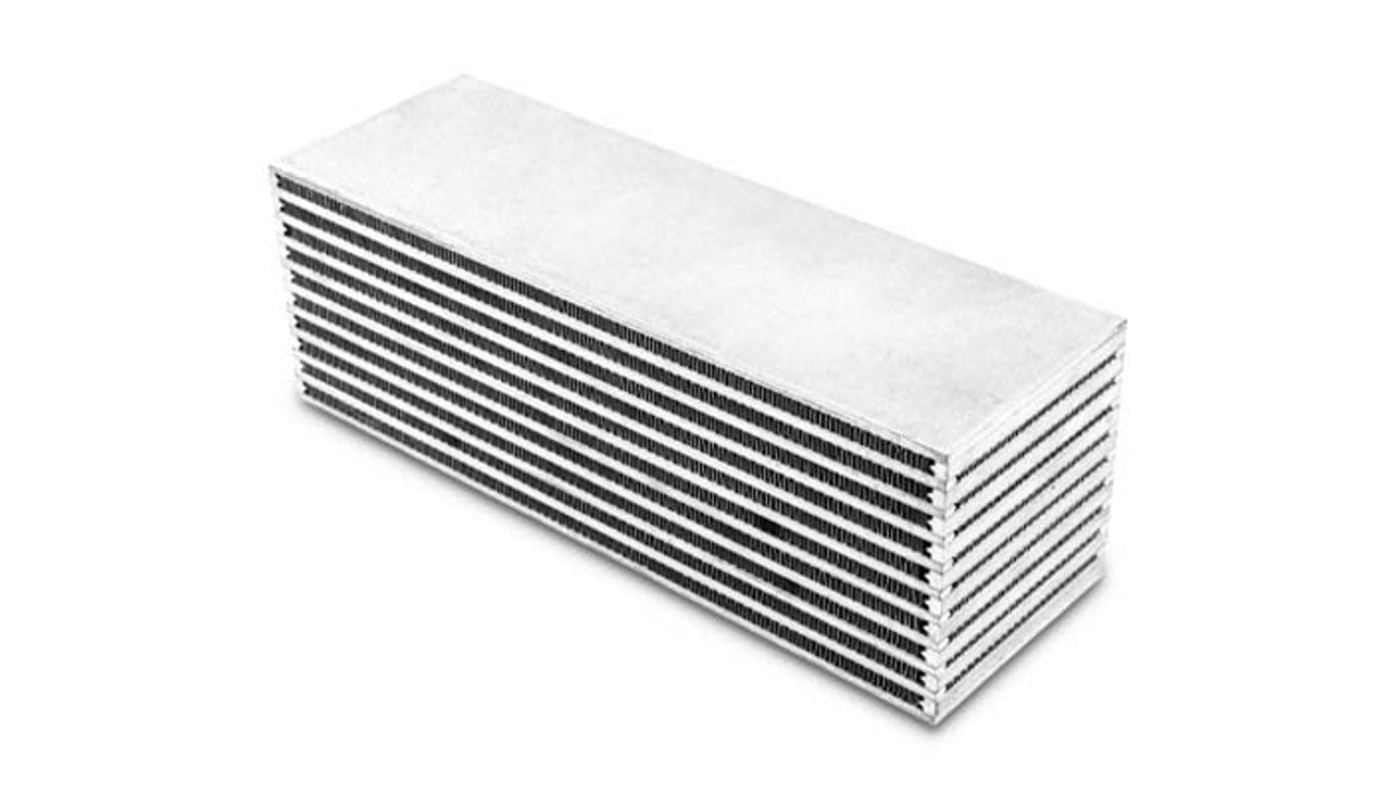 Vibrant Performance Intercooler Core - Horizontal Flow - 12 x 4 x 4 in Tall - Aluminum - Natural - Each
