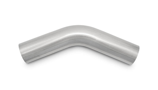 Vibrant Performance Exhaust Bend - 45 Degree - Mandrel - 2.5 in Diameter - 3.5 in Radius - 6 x 6 in Legs - 16 Gauge -
