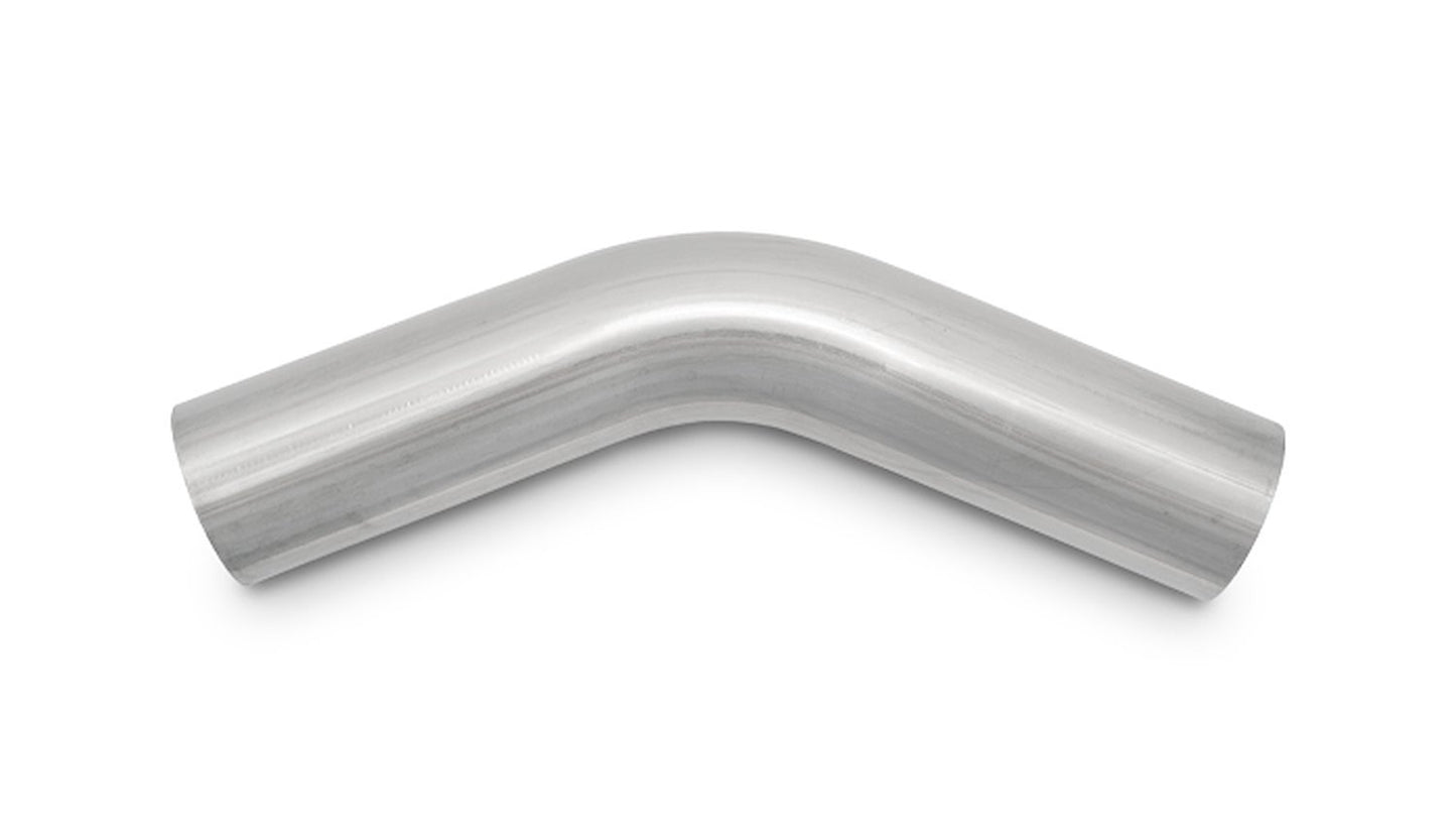 Vibrant Performance Exhaust Bend - 45 Degree - Mandrel - 3.5 in Diameter - 5.5 in Radius - 6 x 6 in Legs - 16 Gauge -