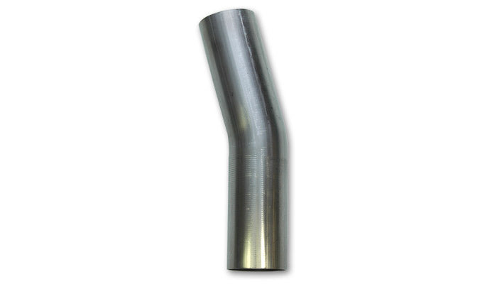 Vibrant Performance Exhaust Bend - 15 Degree - Mandrel - 3-1/2 in Diameter - 5-1/2 in Radius - 5 in Legs - 16 Gauge -