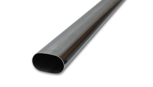 Vibrant Performance Exhaust Pipe - Straight - Oval - 3.5 in Width x 2.188 in Height - 60 in Long - 16 Gauge -