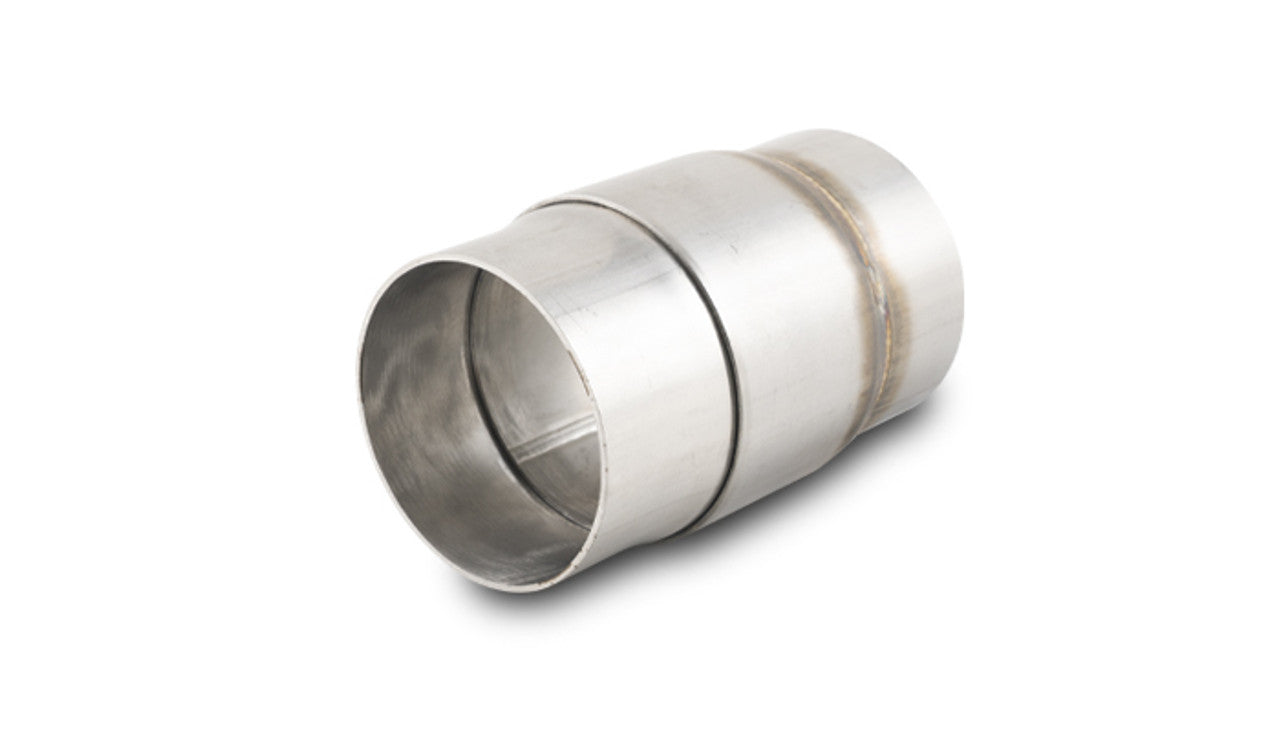 Vibrant Performance Slip Joint Adapter - 2-1/2 in OD to 2-1/2 in OD - Stainless - Natural - Each