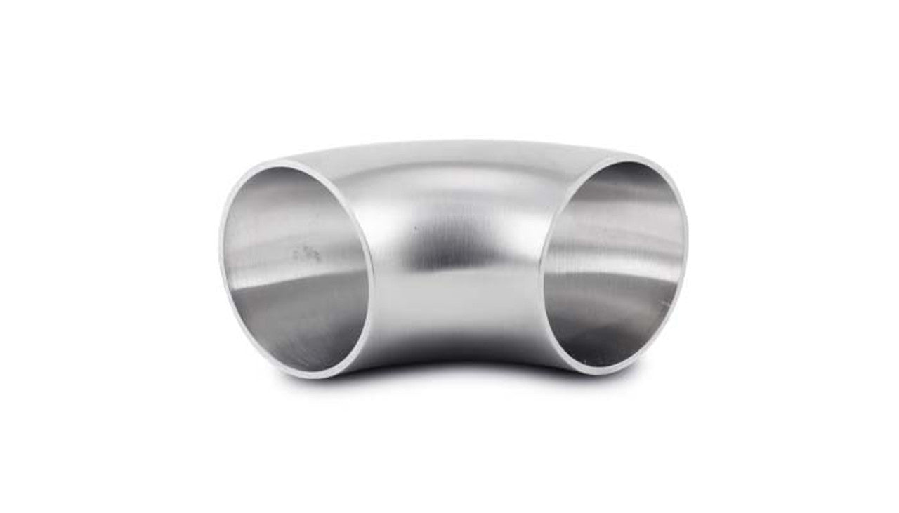 Vibrant Performance Exhaust Bend - 90 Degree - Mandrel - 1.5 in Diameter - 1.5 in Radius - 1.5 in Legs - Stainless -