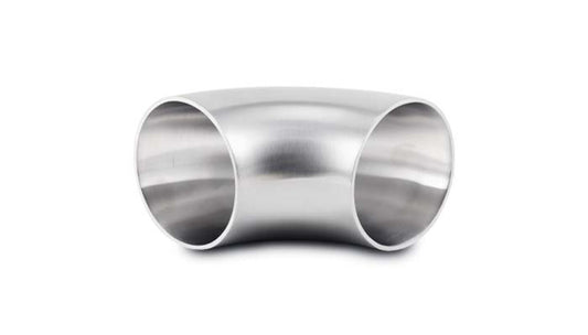 Vibrant Performance Exhaust Bend - 90 Degree - Mandrel - 2.5 in Diameter - 2.5 in Radius - 2.5 in Legs - Stainless -