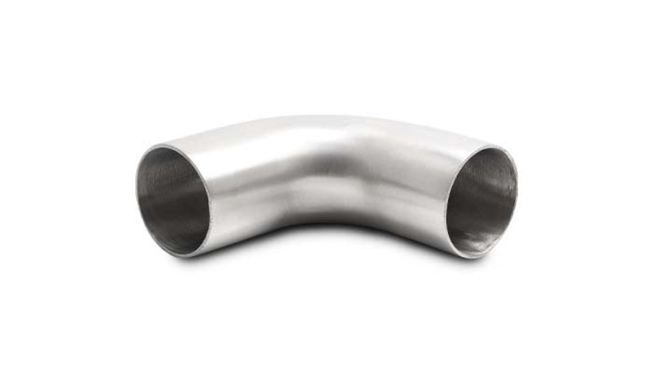 Vibrant Performance Exhaust Bend - 90 Degree - Mandrel - 3 in Diameter - 3 in Radius - 4.33 in Legs - Stainless -